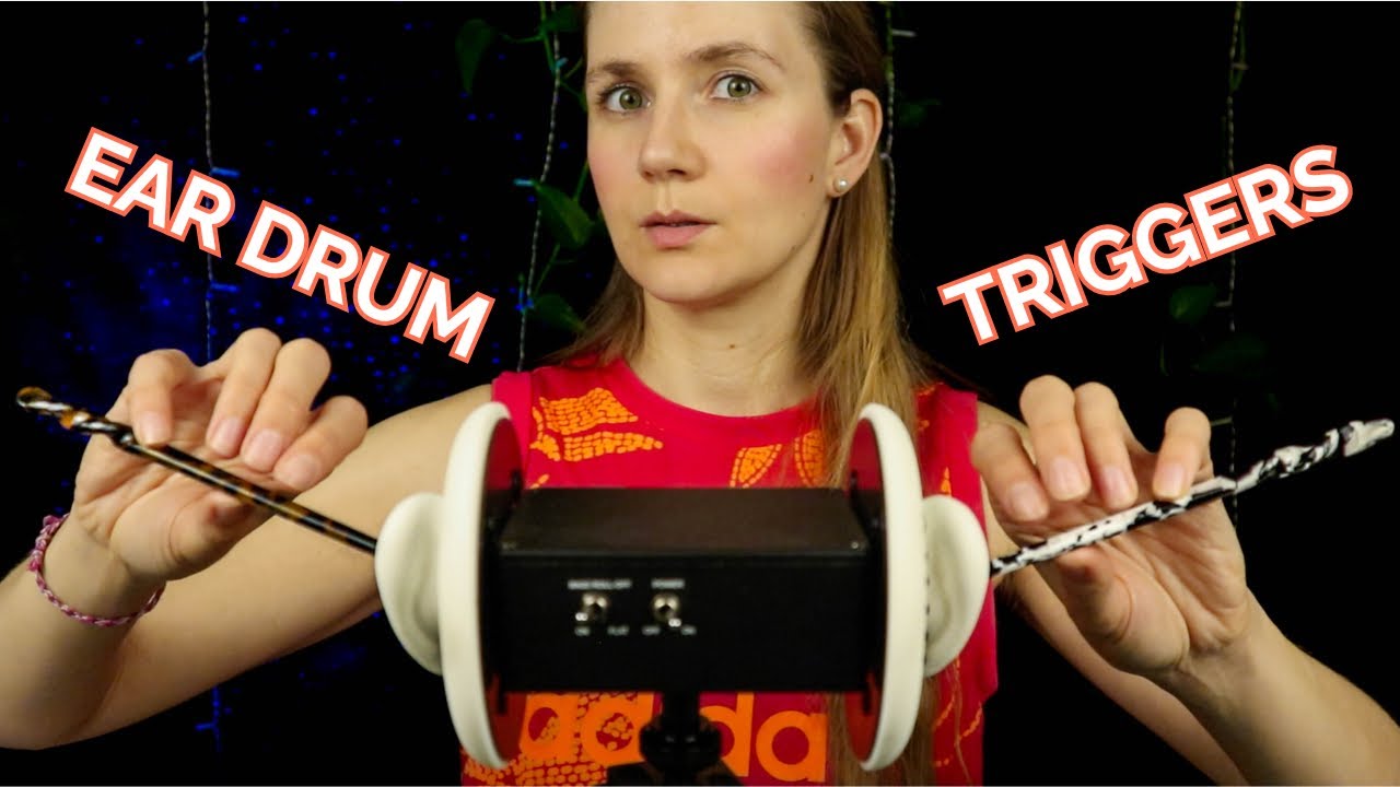 ASMR Deep Ear Drum Triggers (Tapping, Scratching, Rubbing)