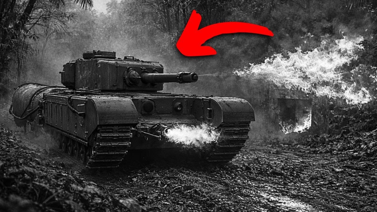 'Ziejąca Ogniem' Brytyjska Pancerna Bestia Która Spaliła Bunkry Osi W Dżungli
