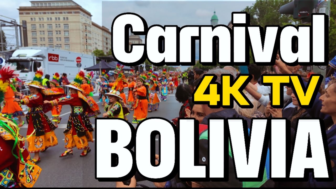 Bolivia. Carnival Celebration Berlin. Karneval der Kulturen 2025. TV. 4K
