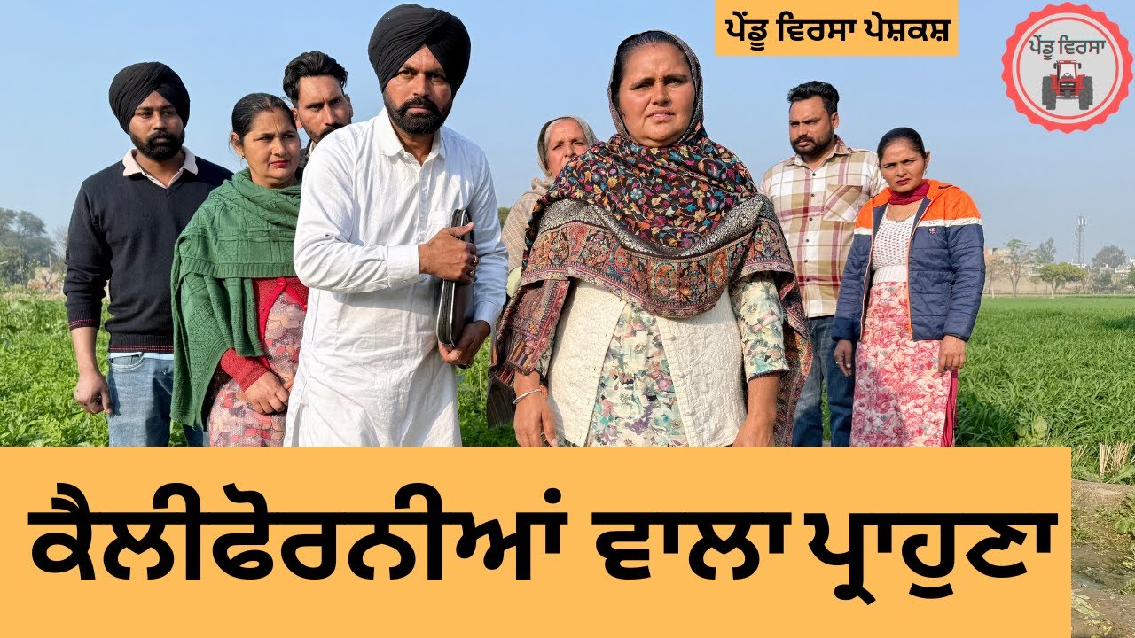 ਕੈਲੀਫੋਰਨੀਆਂ ਵਾਲਾ ਪ੍ਰਾਹੁਣਾ ep 305 |New punjabi Short movie 2025 | Sukhpal Video@PenduVirsaMansa