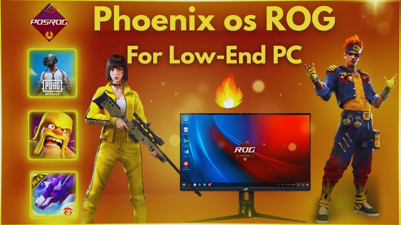Phoenix os ROG full installation for Low-end PC🥳  @topgamer_gg #topgamer