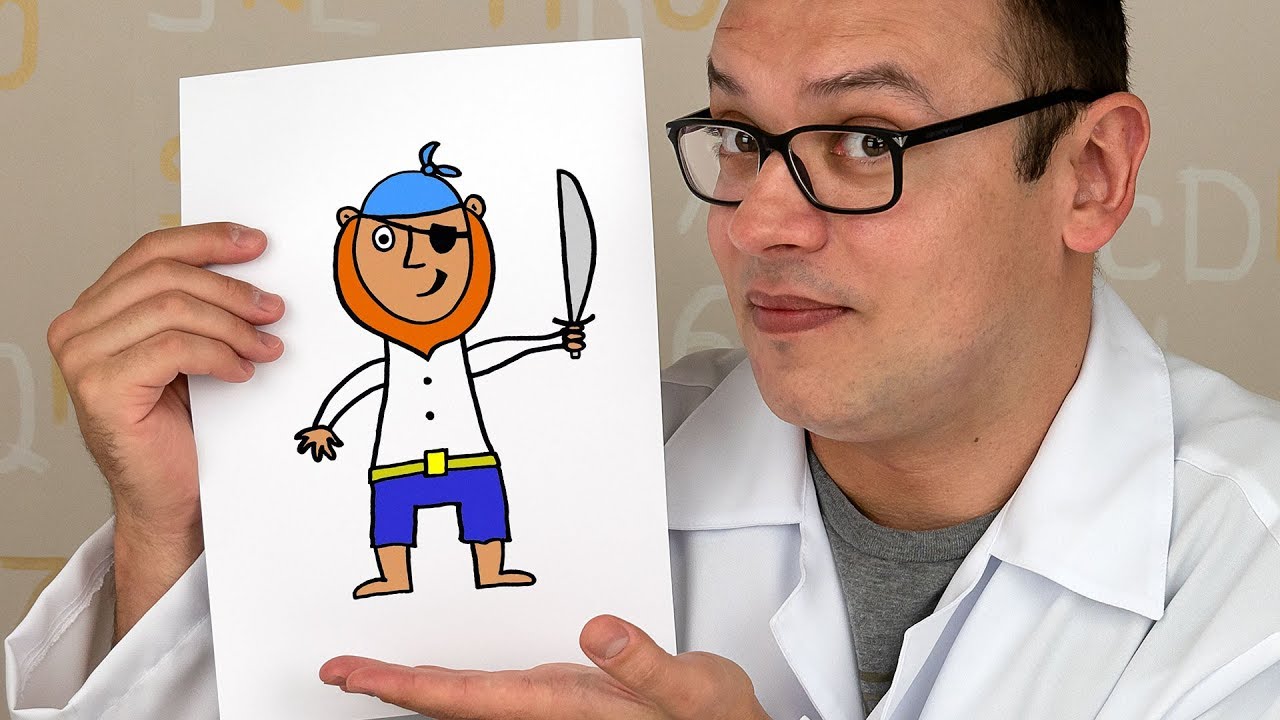 Produção Desenha: um Pirata | Learn to Draw a Pirate