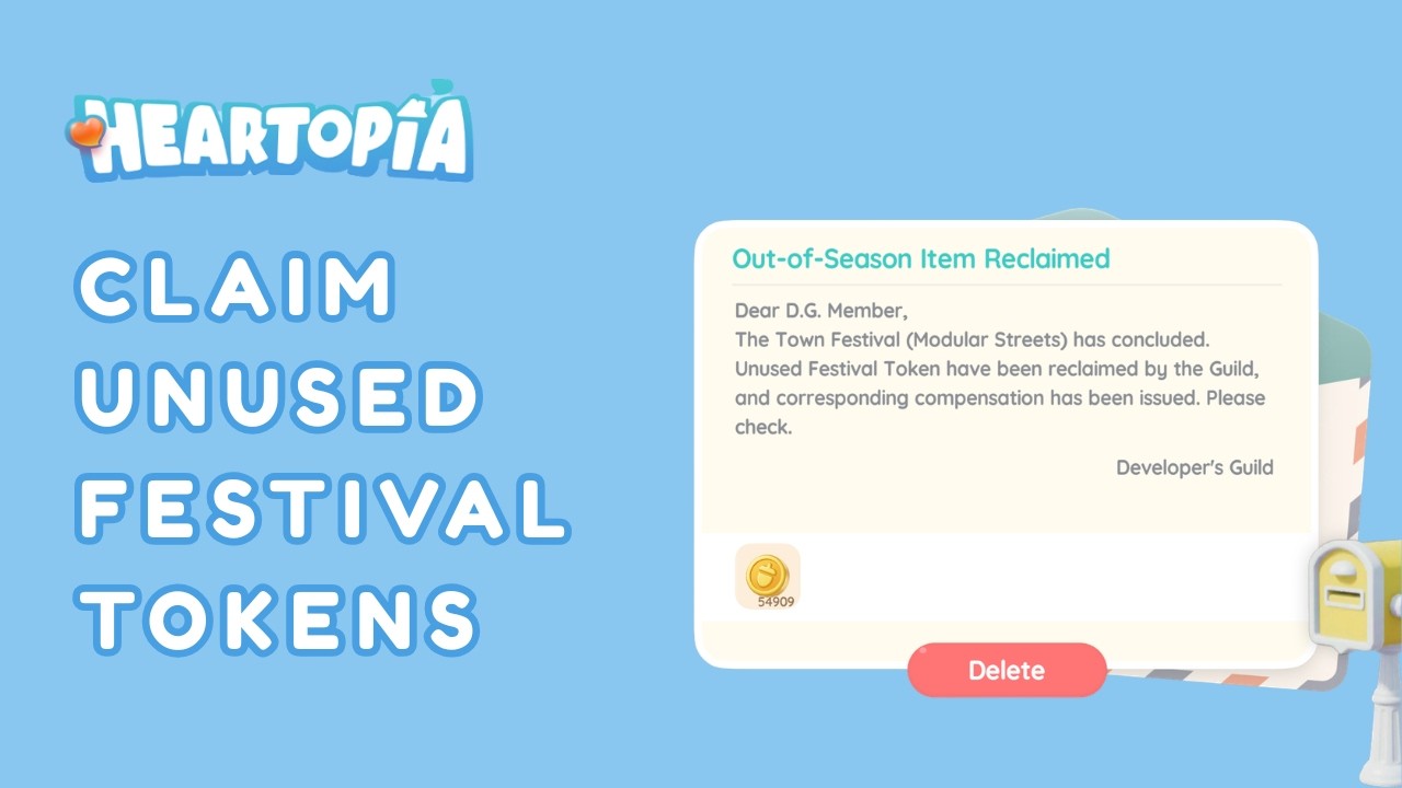 DON&rsquo;T FORGET TO CLAIM THESE! 🪙 - How to Claim Unused Festival Tokens in Heartopia