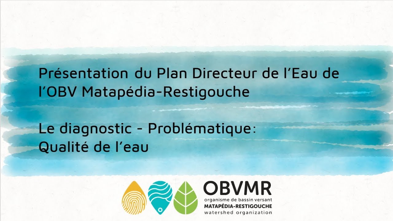 PDE &agrave; la carte - 4: Qualit&eacute; de l'eau