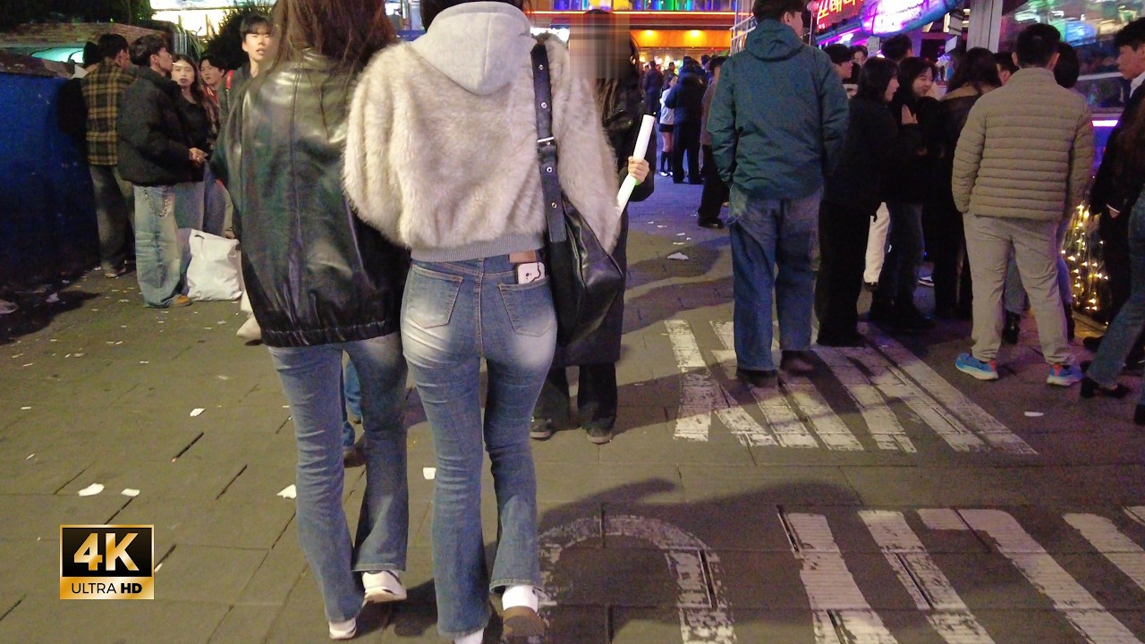 ［Itaewon 4K］Seoul Night Walk!! ~ Потрясающая атмосфера ~ Клубная улица Итэвона ~~ !!