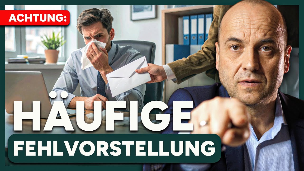 Krankheitsbedingte Kündigung – DIESER Fehler kann teuer werden!