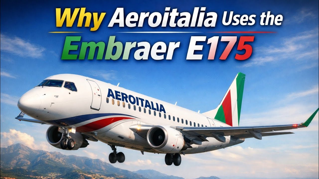 Why Aeroitalia Uses the Embraer E175 | Know Your Planes