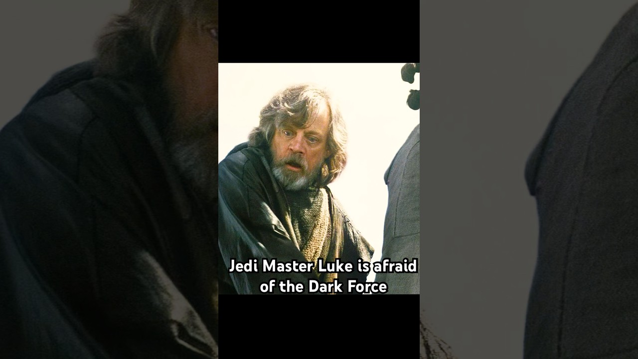 Jedi Master Luke is afraid of the Dark Force