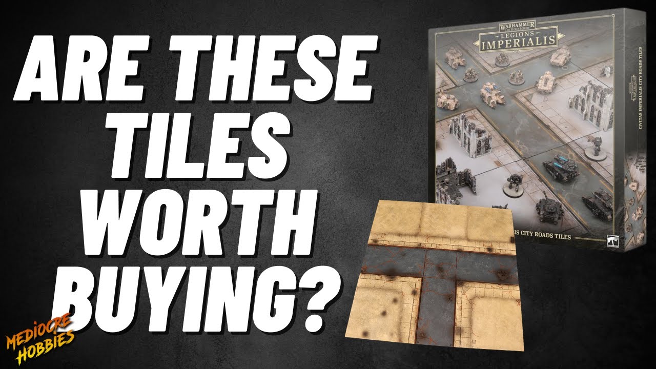 Paint the new Civitas Imperialis City Road Tiles for #legionsimperialis but are they worth getting?