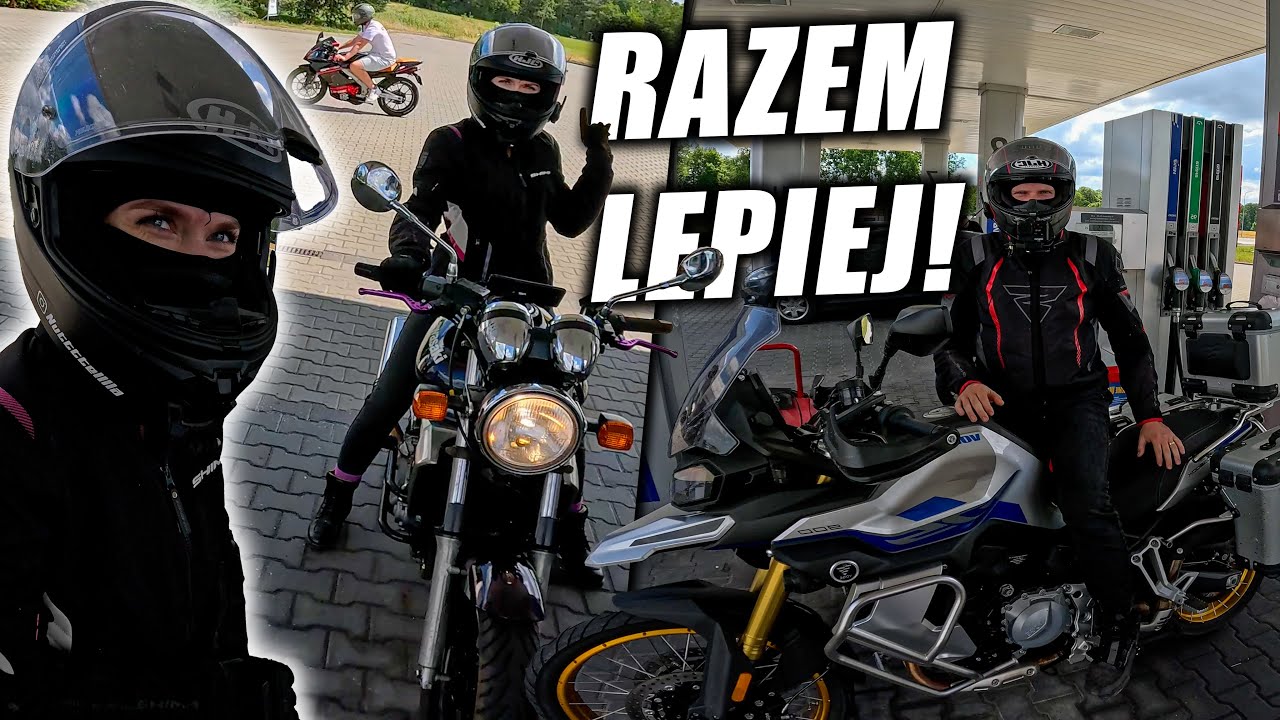 MAŁŻEŃSTWO NA MOTO I JA W ŚRODKU! JEDZIEMY NA CZĘSTOCHOWĘ!