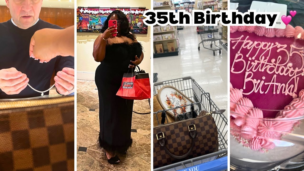 Turning 35 ✨ | Ruth’s Chris Birthday Dinner, Doctor Appointment, Walmart $25 Heart Cake & Shopping 