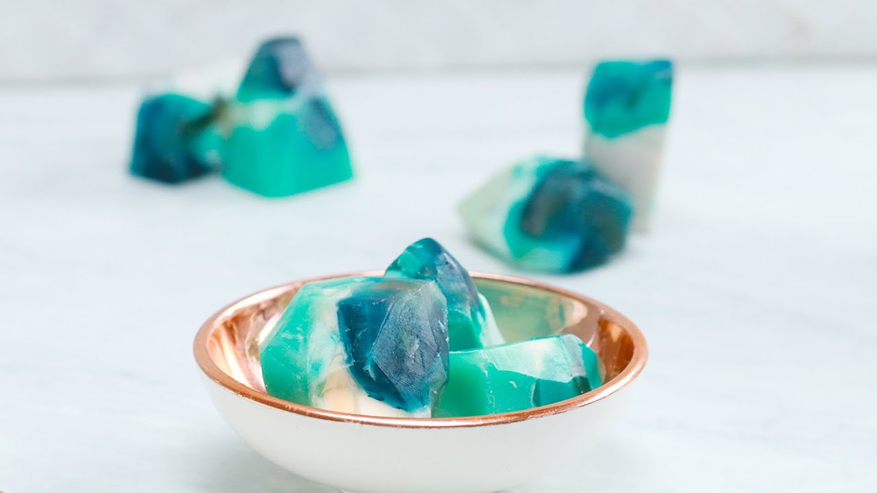 Gemstone soap