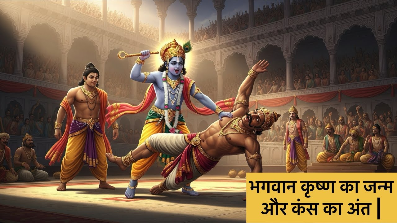Why Krishna Was Born at Midnight? | #hindistories  #krishna #krishnabhajan  #story 