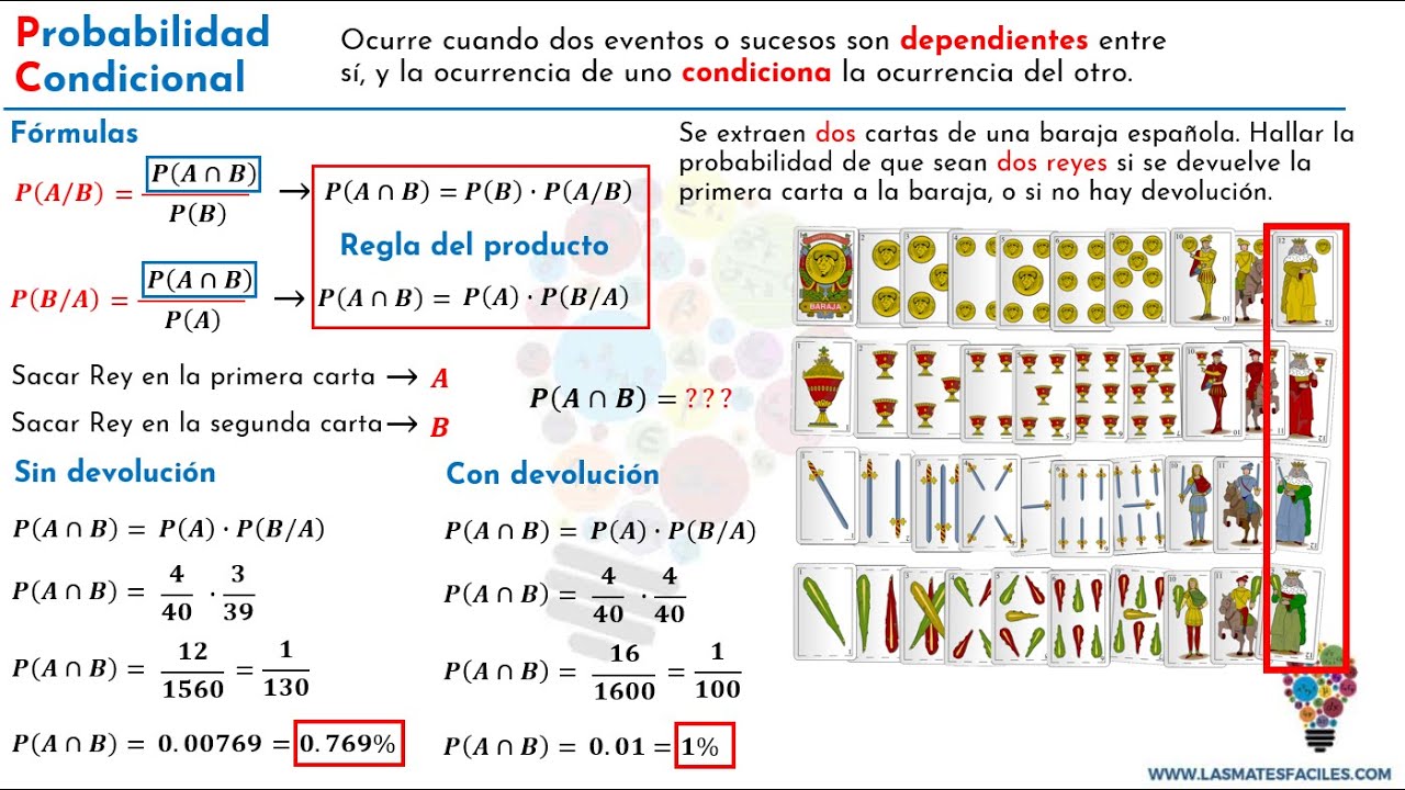Ejercicios Resueltos de Probabilidad #02: La Baraja Española de 40 cartas