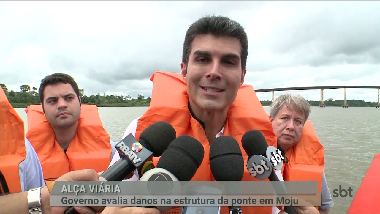 SBT PARÁ (28.01.19) Alça Viária: Governo avalia danos na estrutura da ponte em Moju.