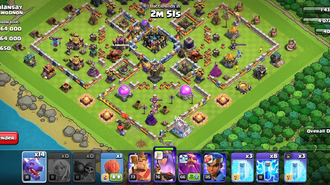 Attacking noob TownH16 | Clashofclans