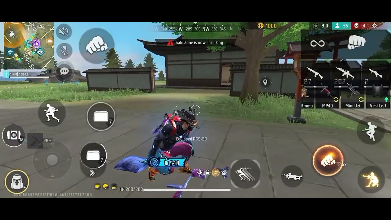 SOLO vs SQUAD FREE FIRE GAMEPLAY 💥