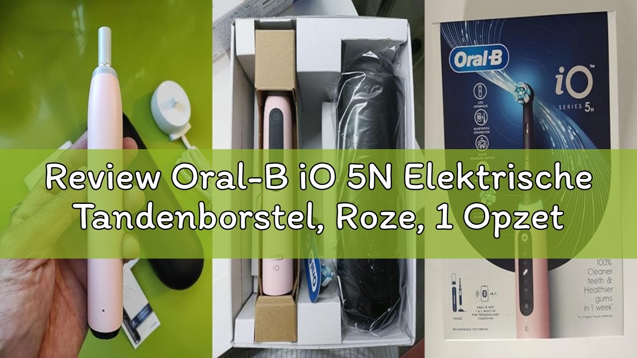 Review Oral-B iO 5N Elektrische Tandenborstel, Roze, 1 Opzetborstel, 1 Reisetui