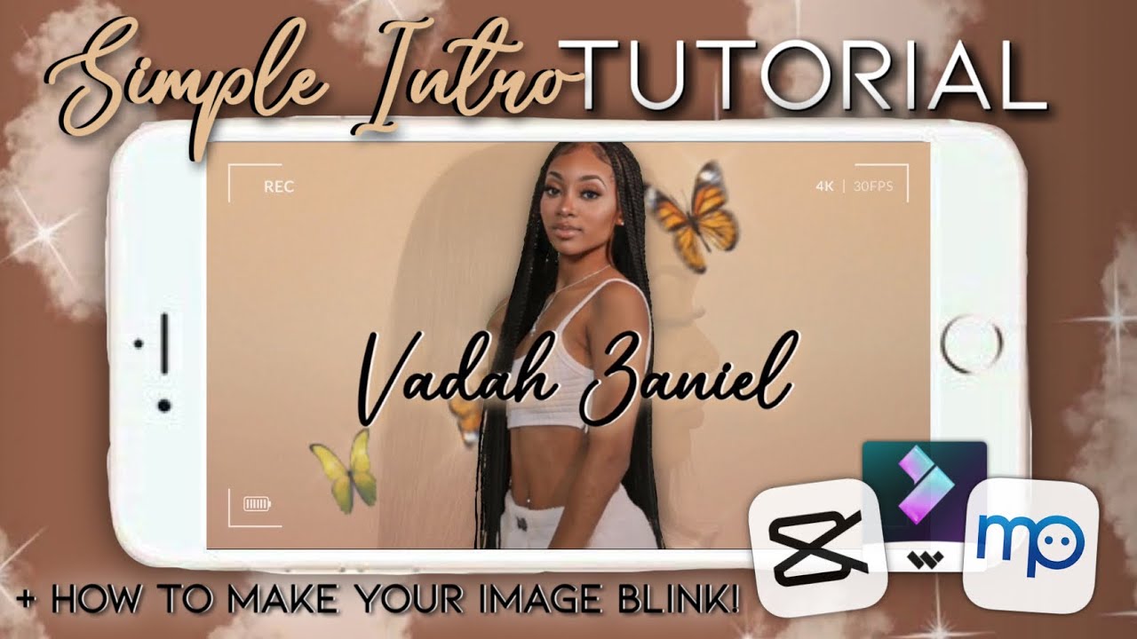 SIMPLE INTRO TUTORIAL! + HOW TO MAKE YOUR PICTURE BLINK! | Nya Cash Tv