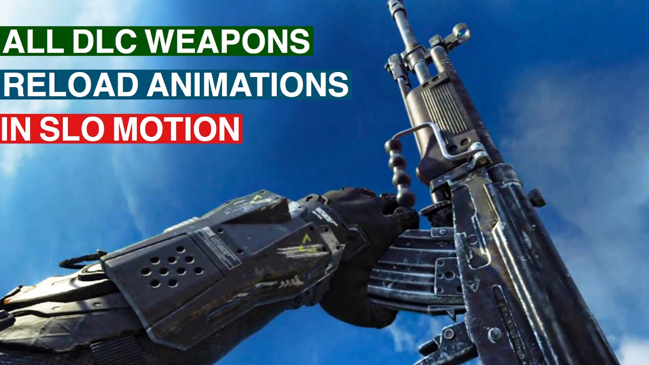 BO3: ALL DLC WEAPONS IN SLO MOTION