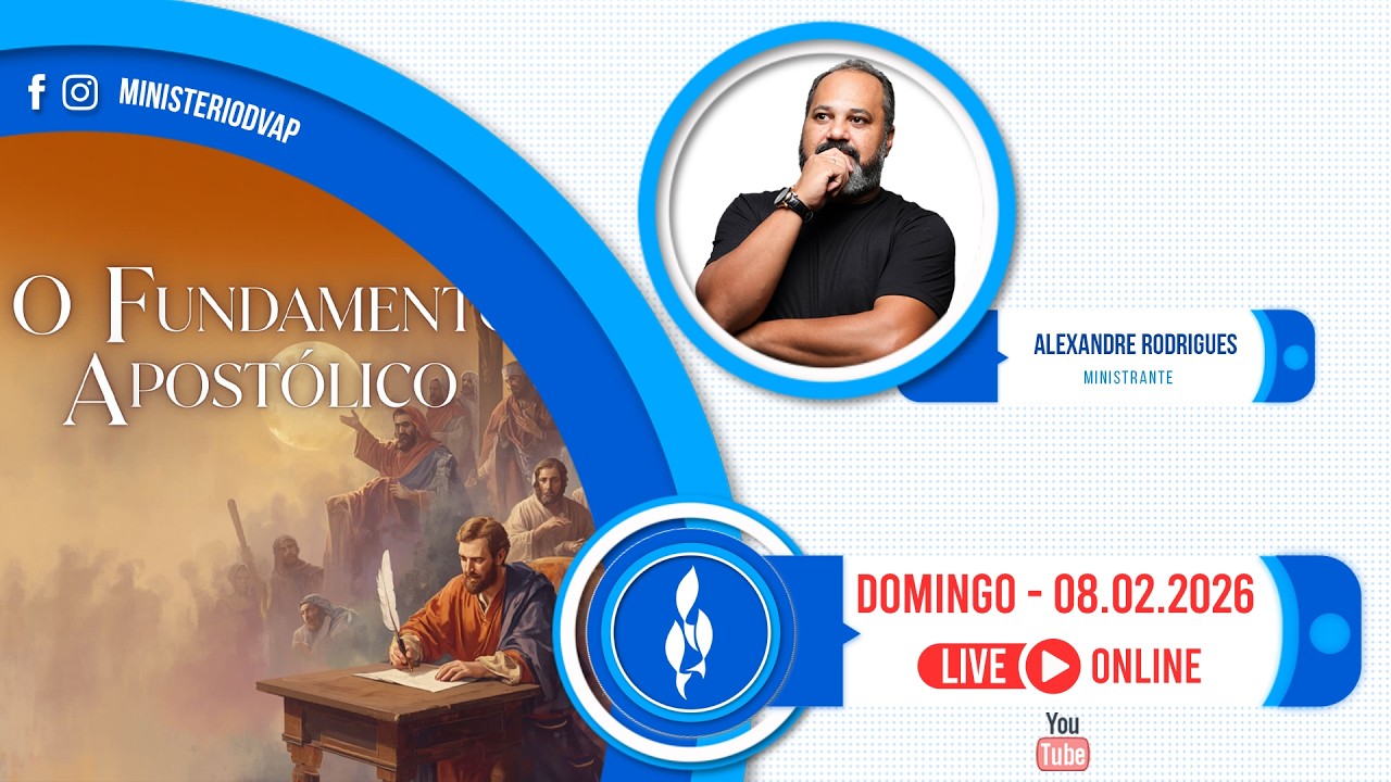 LIVE#D009/2026 - O fundamento apostólico