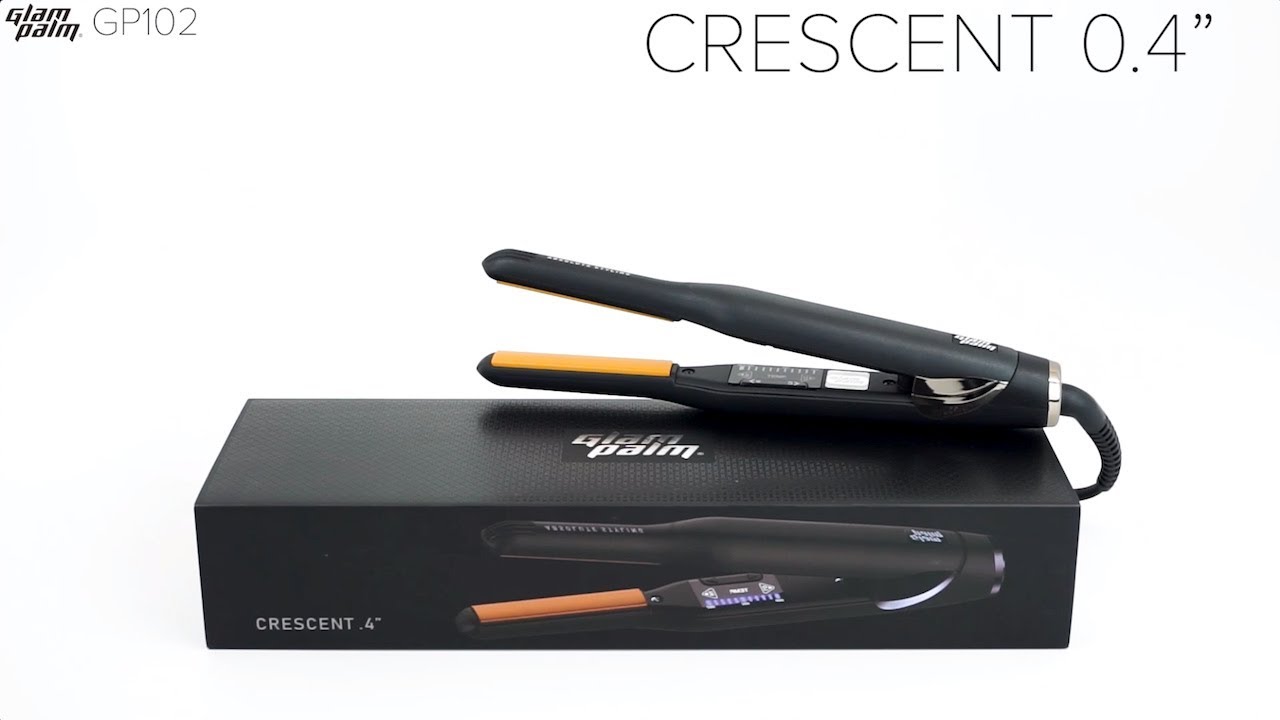 Glampalm Crescent 0.4-Inch Volumizing Flat Iron