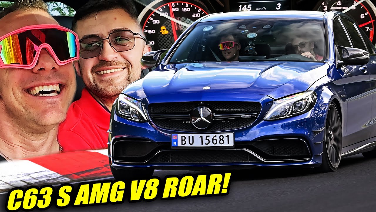 The HAPPIEST Owner & 585hp C63 S Mercedes AMG V8! // Nürburgring