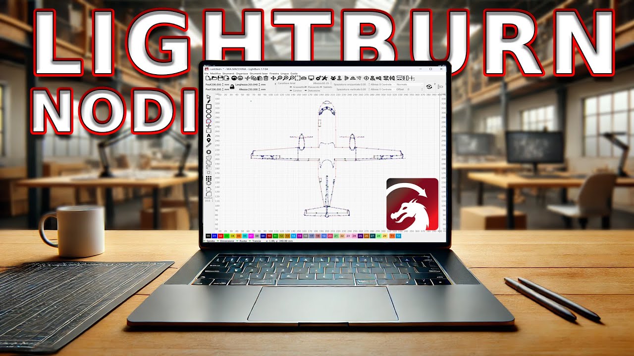 LightBurn: Guida Completa agli Strumenti di Modifica dei Nodi