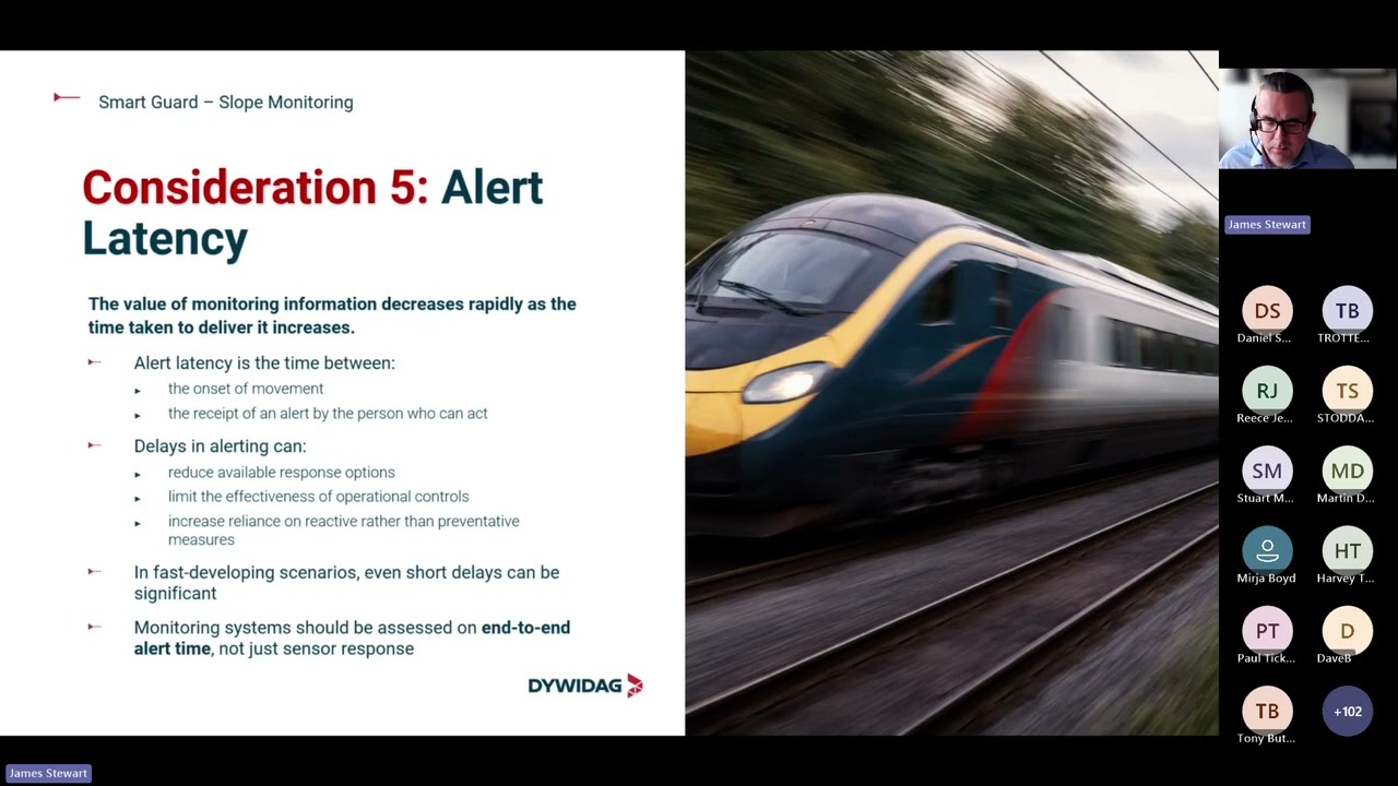 PWI Lunch & Learn: Slip happens: When slope monitoring fails silently - James Stewart