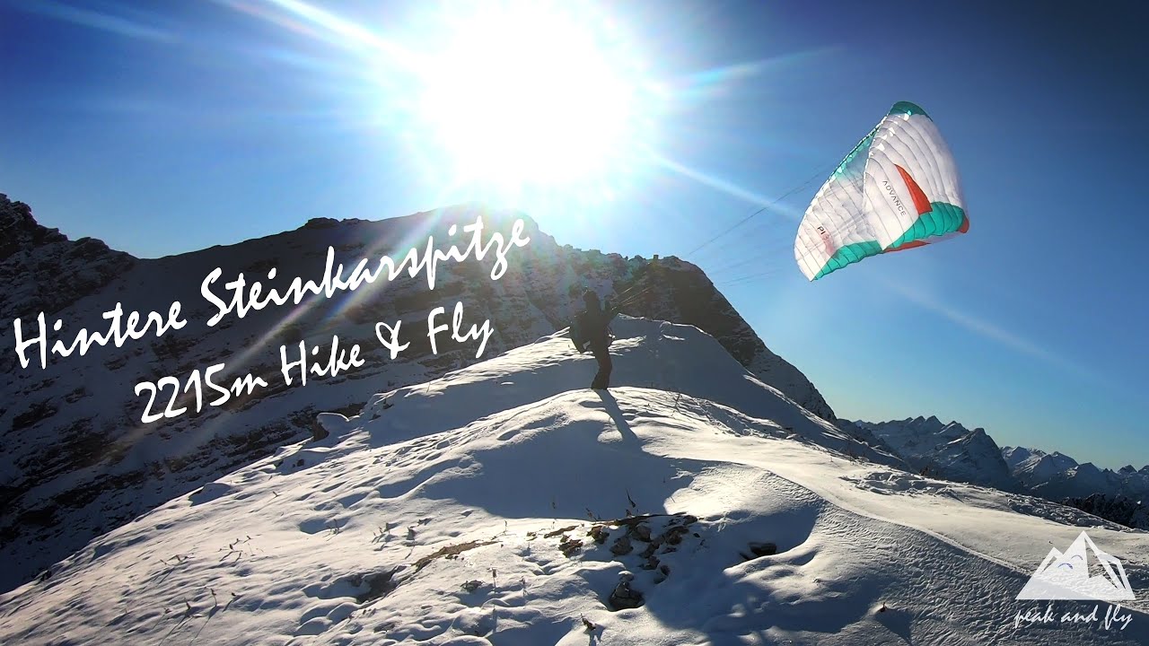 Neuschnee Hike and Fly Hintere Steinkarspitze (2215m) Lechtaler Alpen