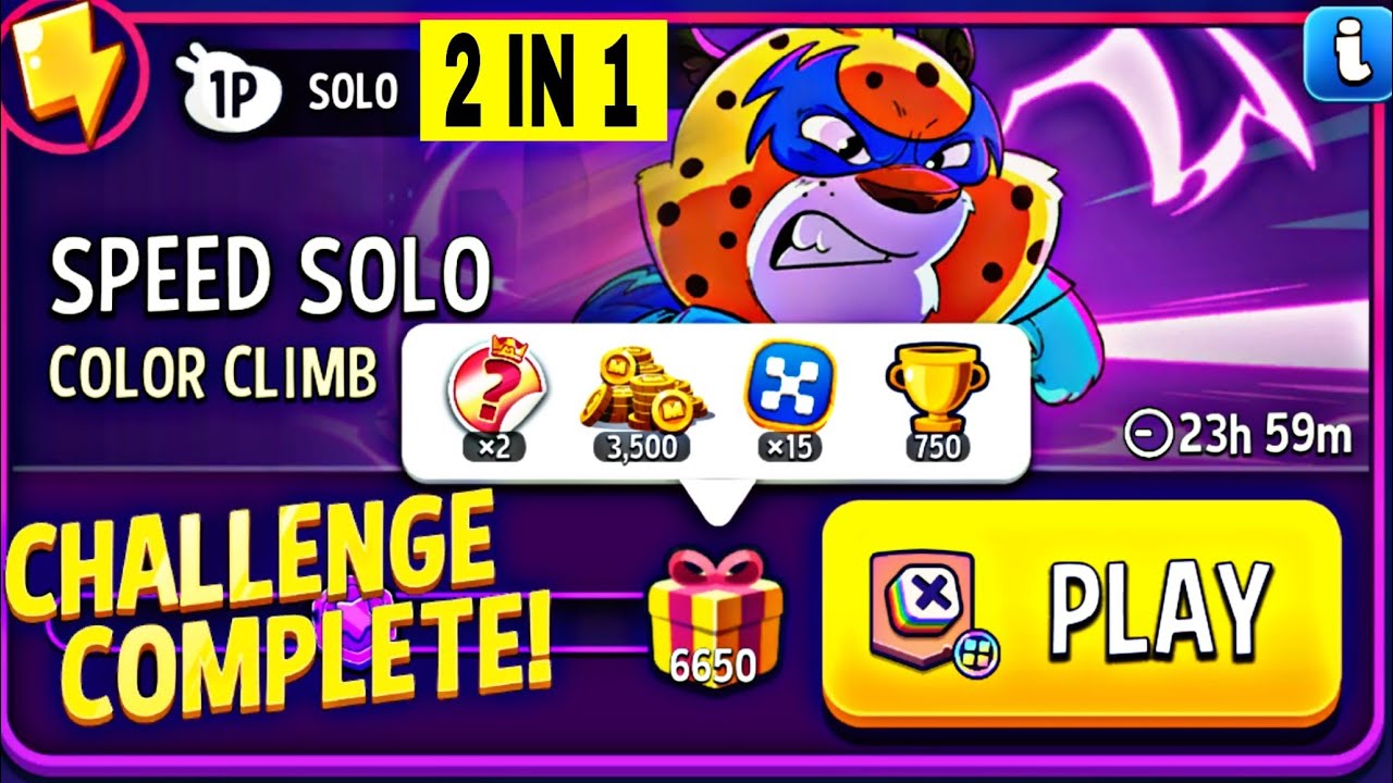 2 speed solo color climb square matches solo challenge | match masters | color climb solo today