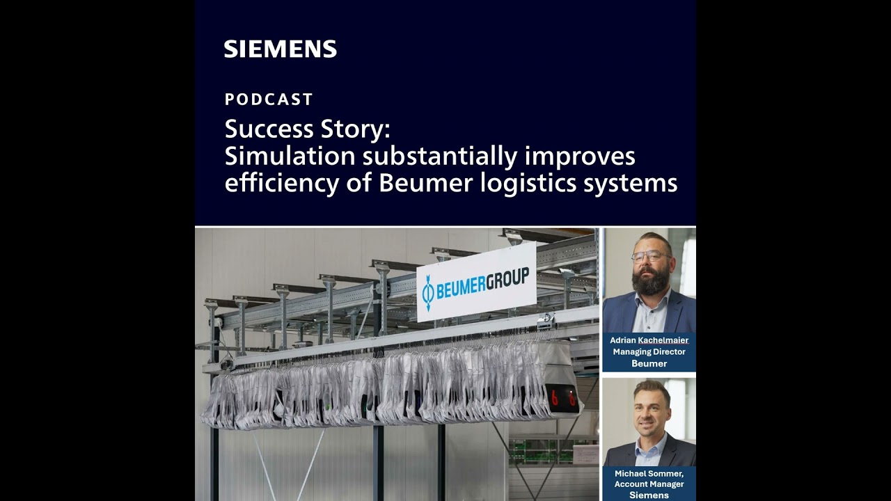 Success Story: Simulation substantially improves the efficiency of Beumer logistics systems