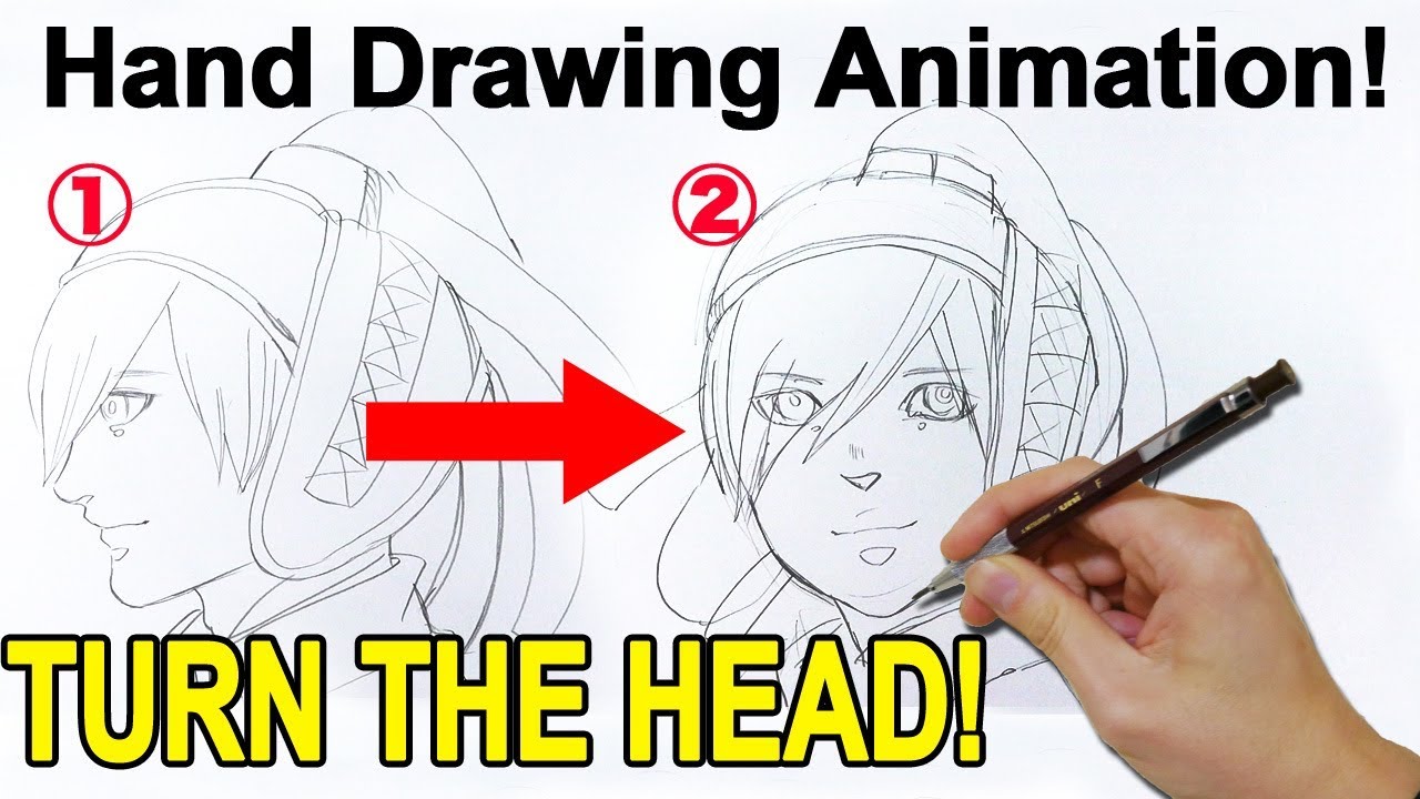 Learning Hand Drawn Animation!｜Turn the Head