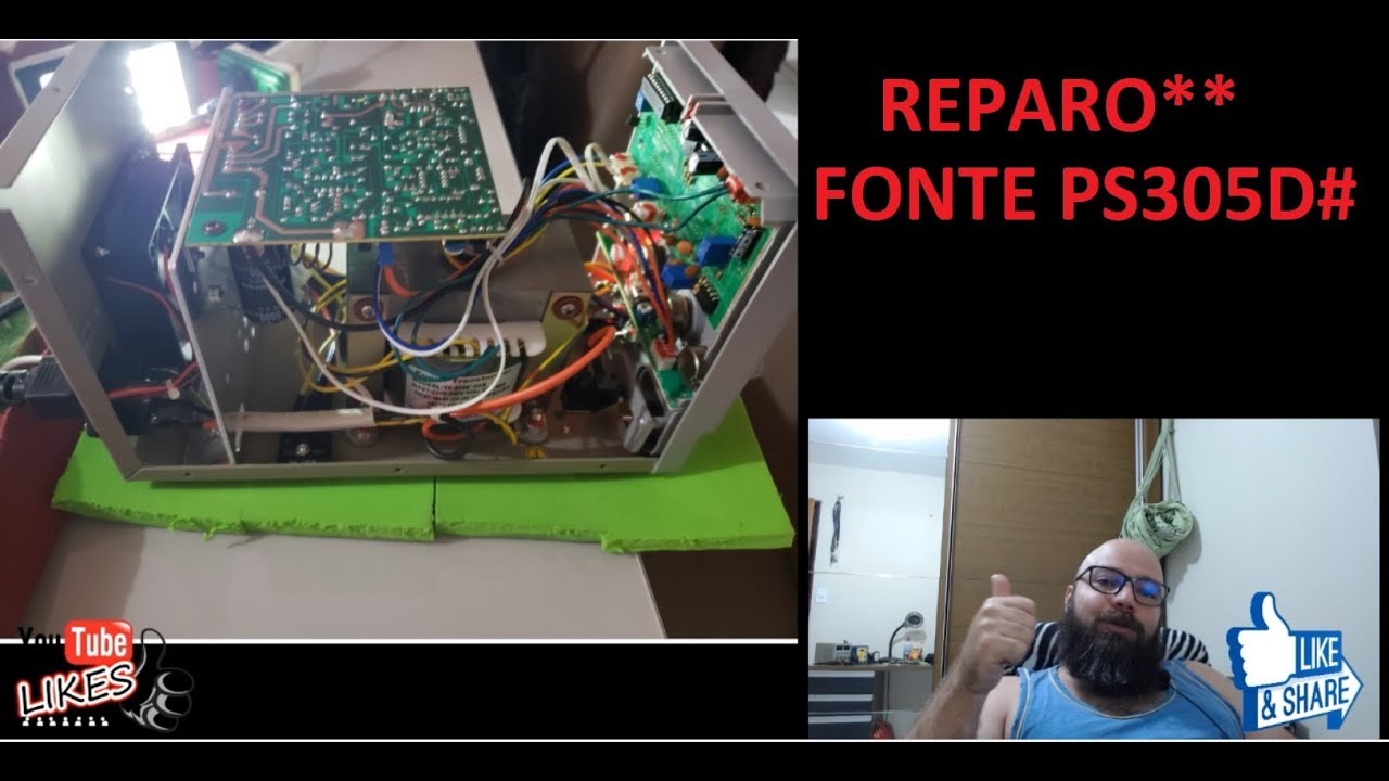 Reparo e melhorias em fonte de bancada PS-305D