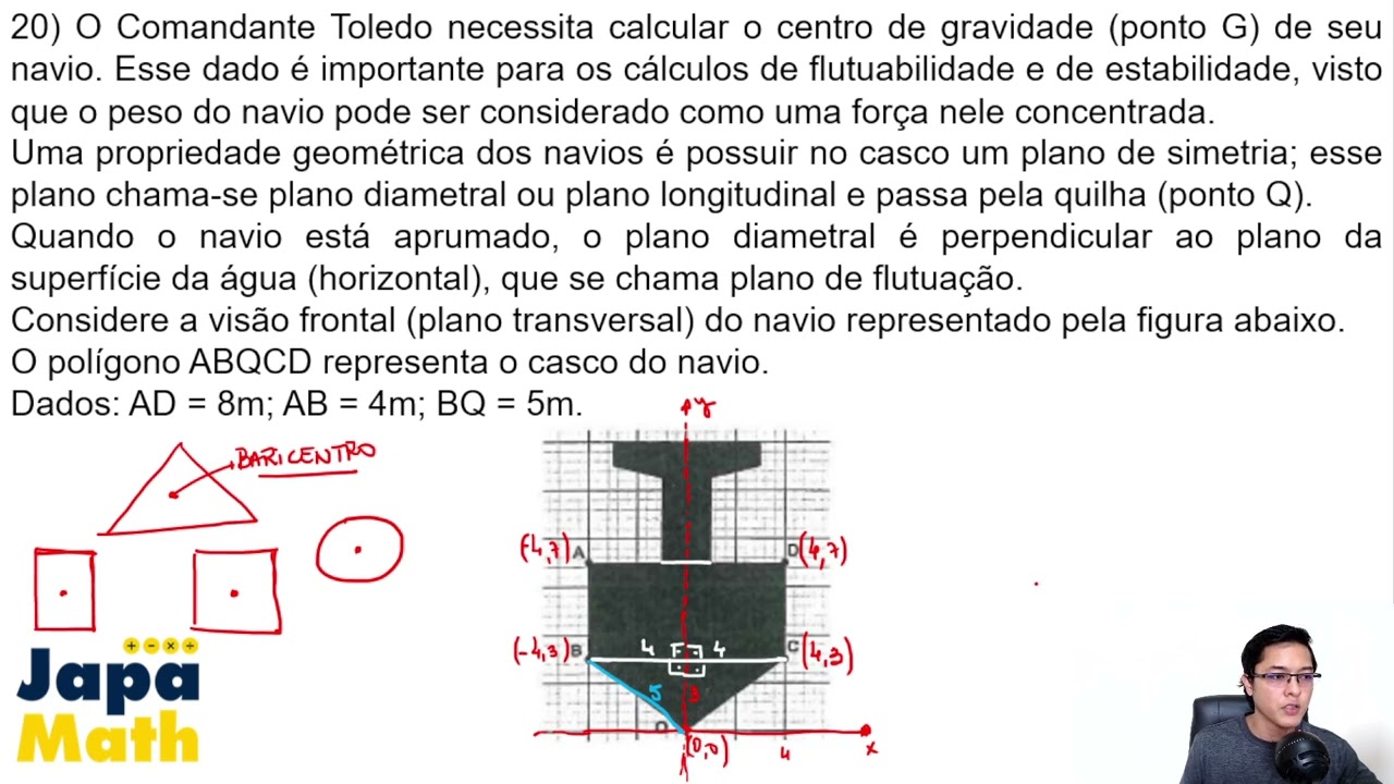 Prova EFOMM Resolvida(2021 - 2022) - Matemática - Questão 20