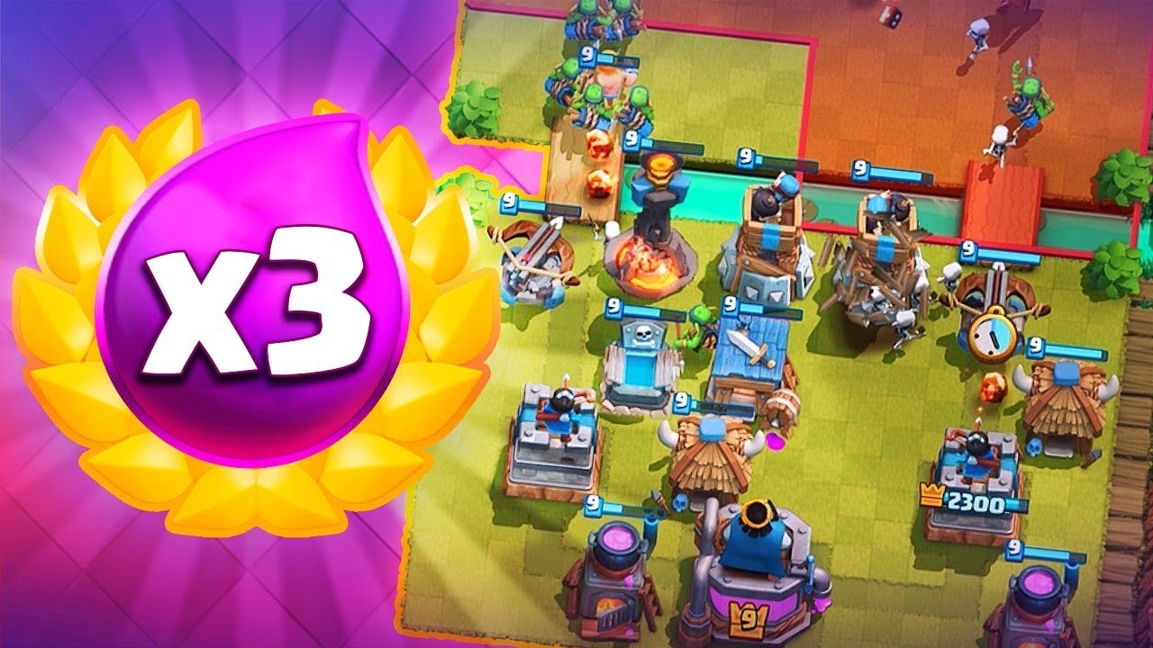 SOLO PUEDO USAR EDIFICIOS EN EL DESAFÍO DE TRIPLE DE ELIXIR ¡¡Y GANO!! | Clash Royale