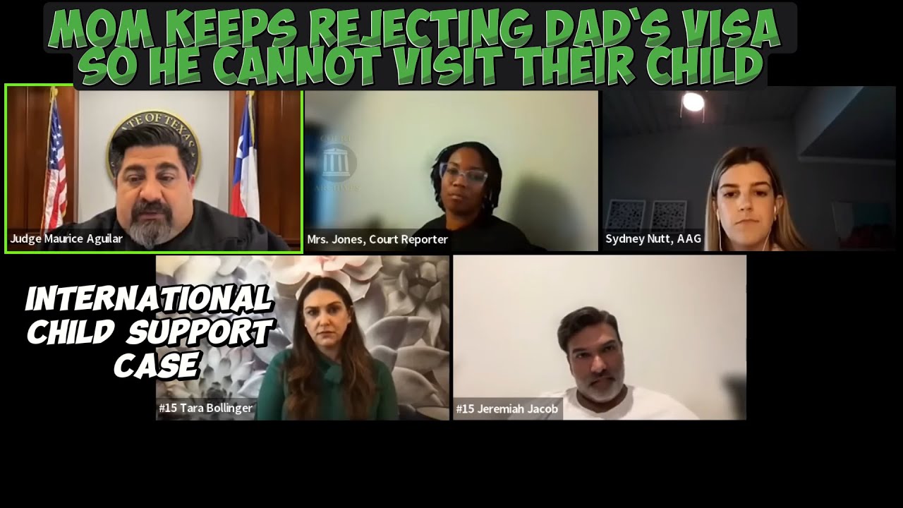 Mom Keeps Rejecting Dad`s Visa So He Cannot Visit Their Child | International Child Support Case