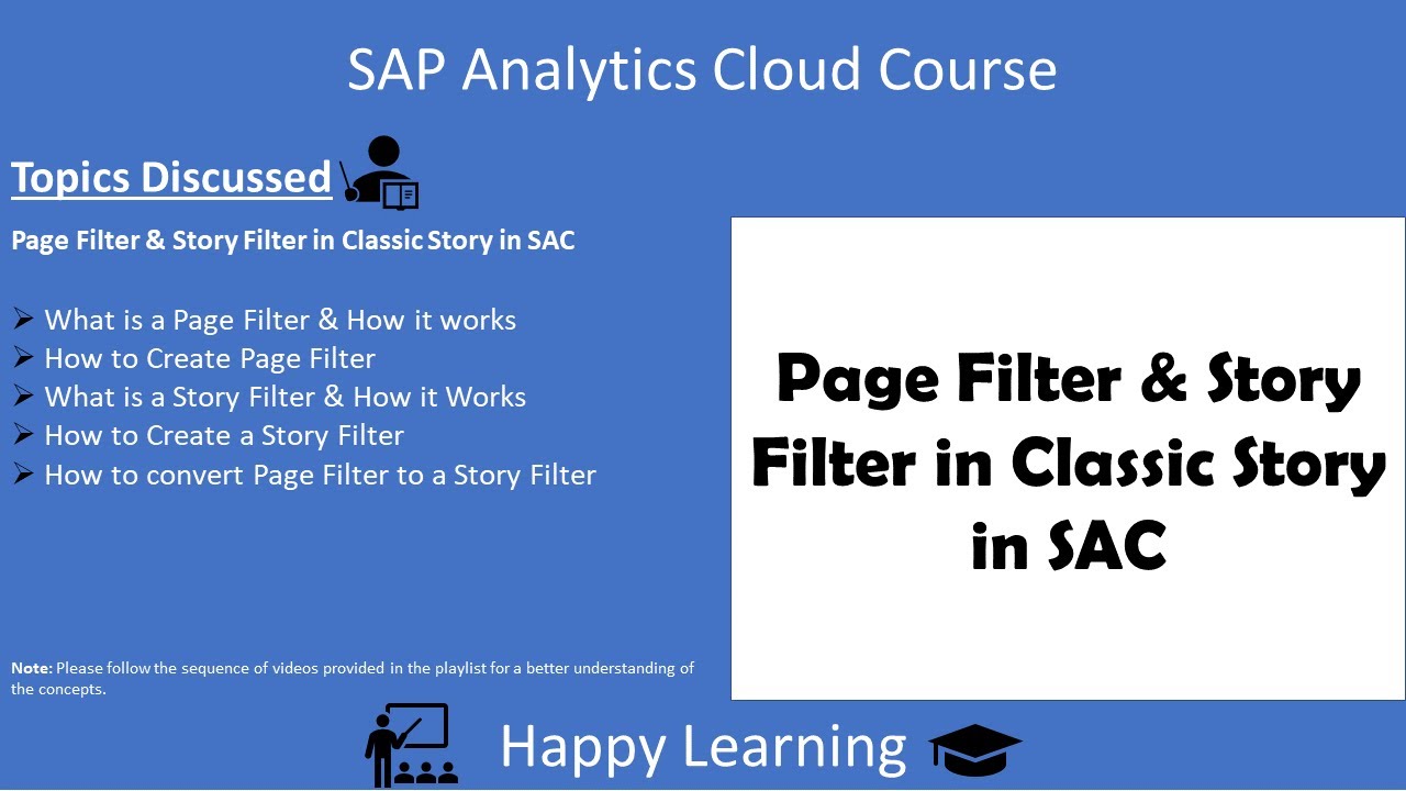 11 SAC Page Filter & Story Filter in Classic Story