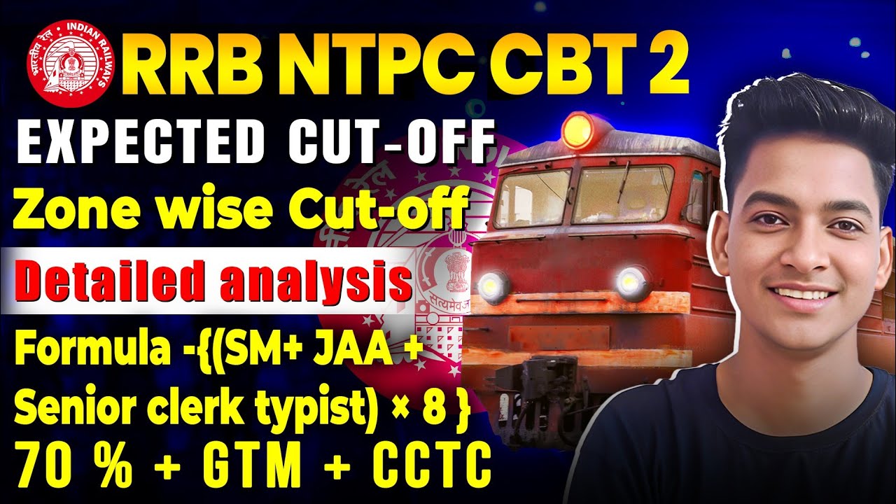 RRB NTPC CBT 2 Expected Cut-off ( All Zones)  | Zone Wise Analysis #rrbntpccbt2
