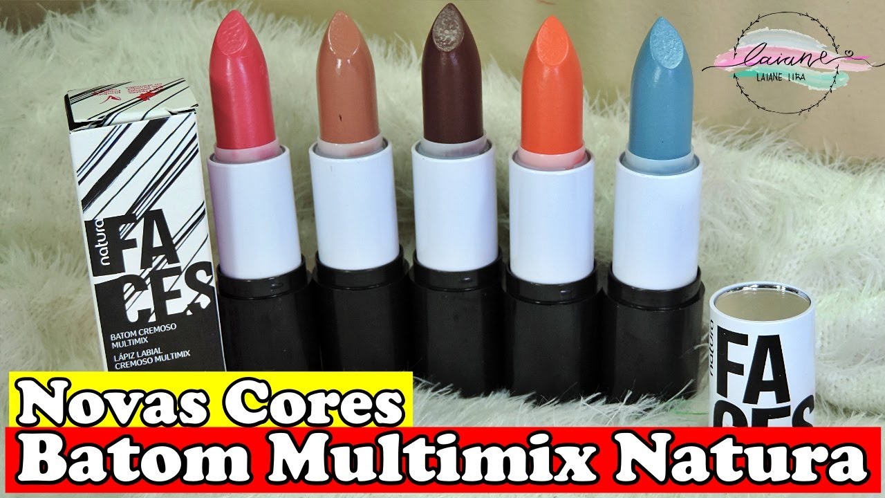 NOVAS CORES BATOM MULTIMIX CREMOSO NATURA FACES (Fevereiro 2024) | LAIANE LIRA