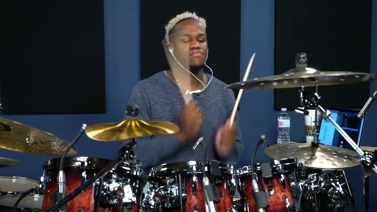 David Frank - Kaz Rodriguez &lsquo;Thoughts&rsquo; Drumeo Performance (Part 1)