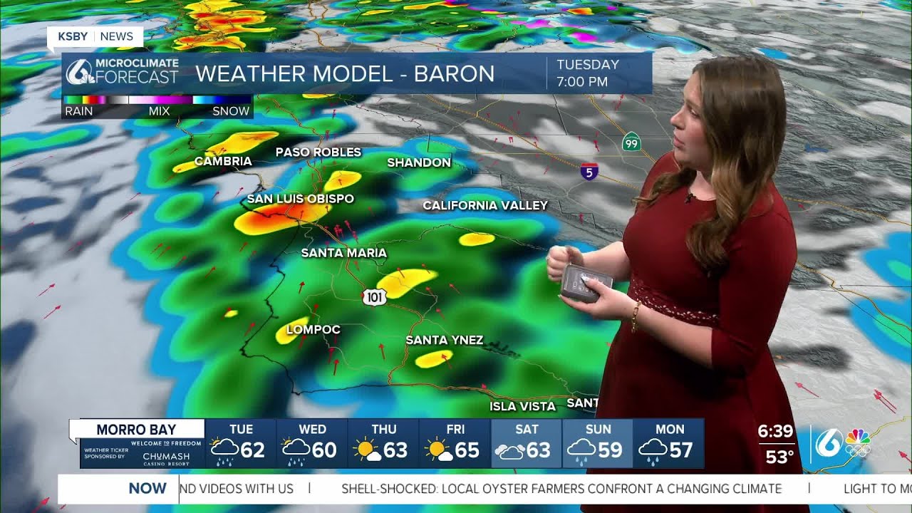Rain moves in, winds and waves prompt alerts