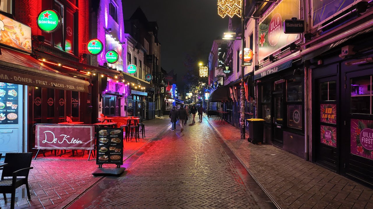 Eindhoven at Night 🇳🇱 | Relaxing 4K City Walk Through Modern Streets