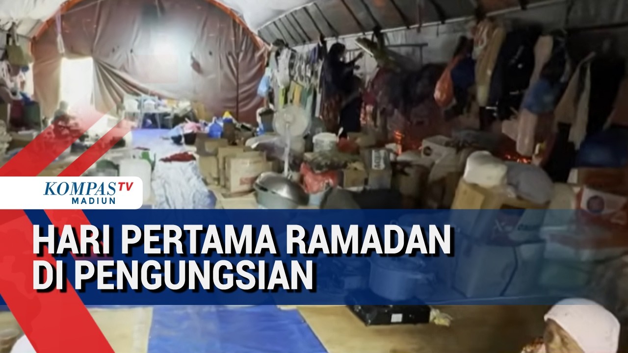 Suasana Ramadan Pertama di Pengungsian Pascabencana di Pidie Jaya