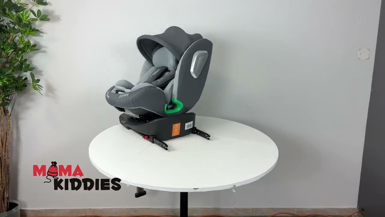 Mama Kiddies iSize Journey Extra ISOFIX car seat (40–150 cm) - grey