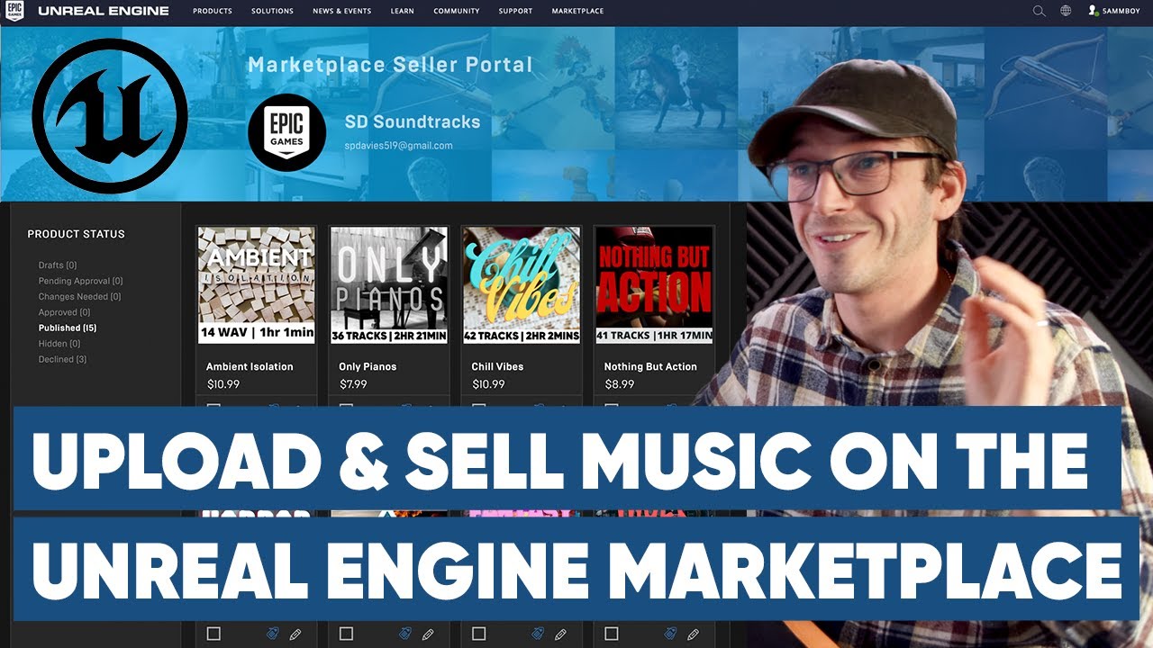 How to Upload & Sell Music on the Unreal Engine Marketplace