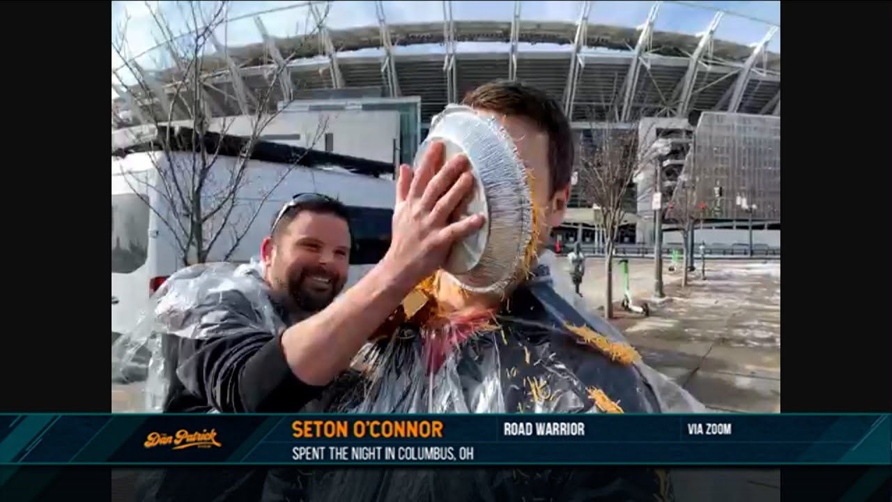 Day 2: Seton Pays Off His Bet With a Skyline Chili Pie To The Face