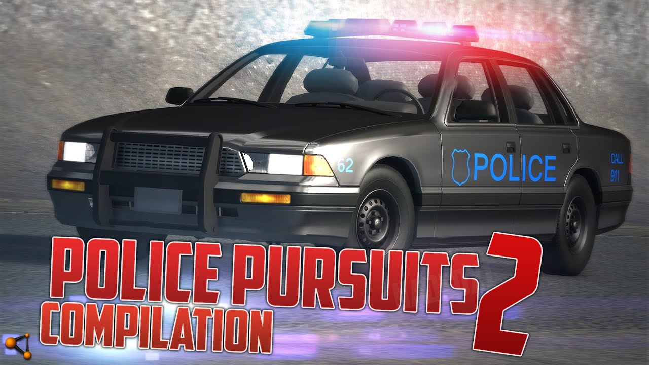 BeamNG.Drive Police Pursuits Compilation #2 - [Crashes and Rollovers - HD]