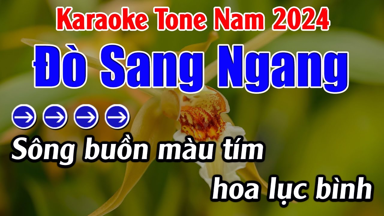 Đò Sang Ngang Karaoke Tone Nam Karaoke Lan Anh - Beat Mới
