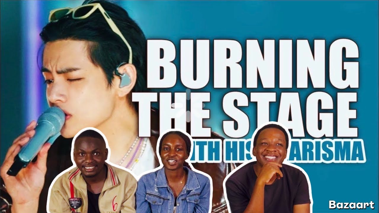 Friends React to Kim Taehyung burning the stage with his charisma (BTS V best fancams compilation)